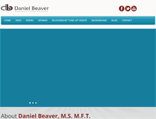 Tablet Screenshot of danielbeaver.com